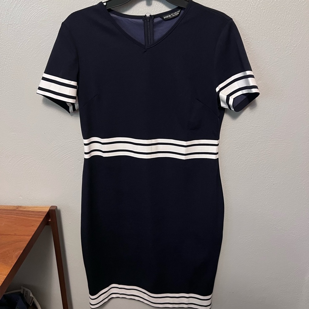 Shein navy dress